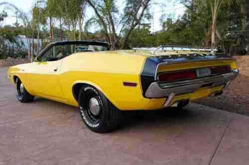 1970 Dodge Challenger RT Convertible Real deall 383 Match # California car, image 4