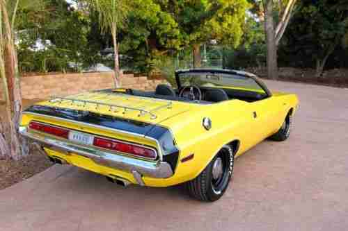 1970 Dodge Challenger RT Convertible Real deall 383 Match # California car, image 16