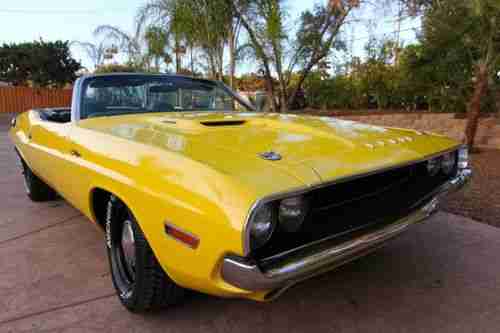 1970 Dodge Challenger RT Convertible Real deall 383 Match # California car, image 18