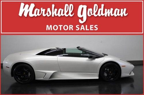 2009 lamborghini murcielago lp640 balloon white  2200 miles  list $448875.00