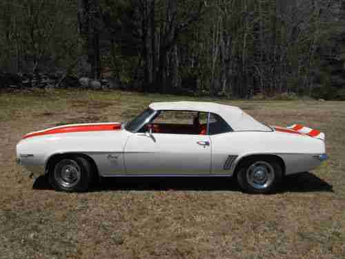 1969 CAMARO RS/SS Z11 PACE CAR CONVERTIBLE 350 4 SPEED, image 5