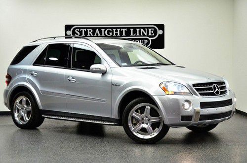 2008 mercedes benz ml63 amg silver/black w/ 53k miles