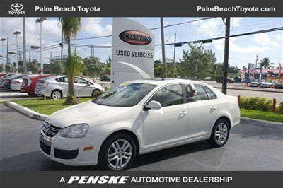 2007 volkswagen jetta sedan wolfsburg edition gasoline 1 owner  2.5 fl