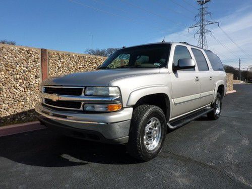 05 suburban 2500 hd lt 4wd v8 leather xnice loaded 1txowner!