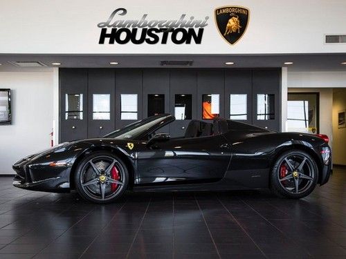 2013 ferrari 458 italia spider carbon fiber racing seats alcantara 1687 miles