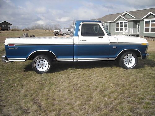 Ford f-100 ranger xlt shortbed, automatic (c-6) , 360 engine