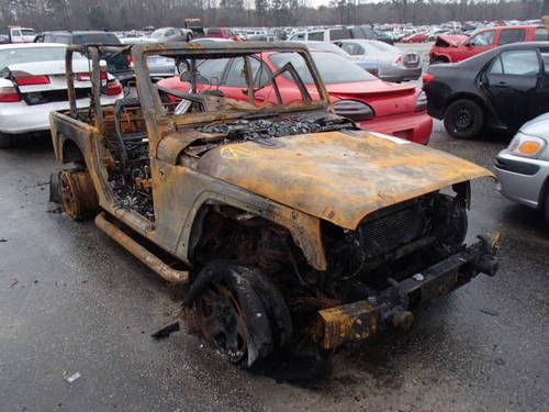 2012 jeep wrangler burnt