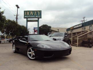 Ferrari 360 spyder low miles modenna convertible fast paddle shift