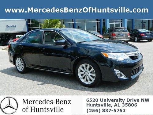 Camry xle leather roof navigation low miles finance black grey gray
