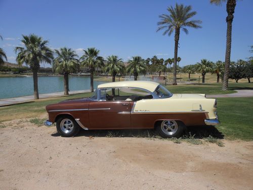 1955 bel air 2 door hardtop rust free  west coast car runs looks and drives well