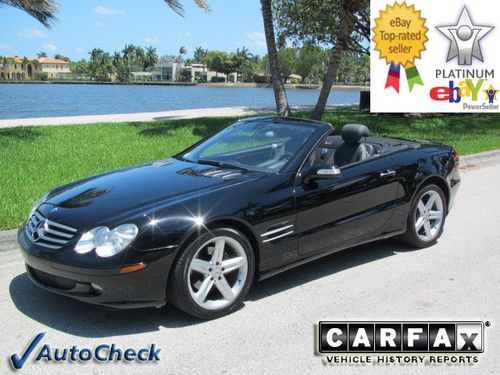 2005 05 mercedes benz sl500 convertible * keylessgo * hot &amp; cool sts * navi * fl