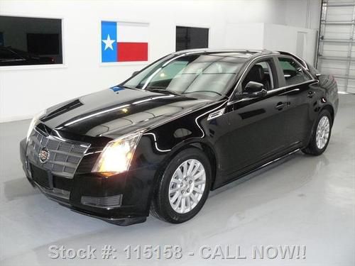 2010 cadillac cts4 awd 3.0l htd leather blk on blk 25k texas direct auto