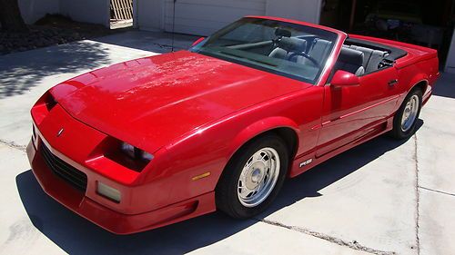 1991 chevrolet camaro rs convertible 2-door 5.0l