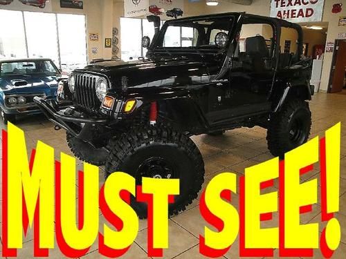 2001 jeep wrangler wild custom monster lift ready 2 offroad better than cj5 cj7!