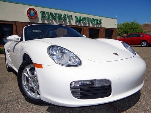 2008(08) porsche boxster manual convertible white only 30k miles warranty