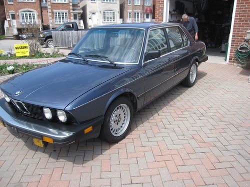 1986 bmw 535i base sedan 4-door 3.5l   mint!!! collector car!!