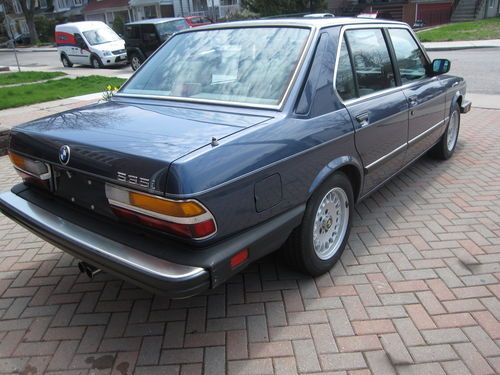 1986 BMW 535i Base Sedan 4-Door 3.5L   MINT!!! COLLECTOR CAR!!, image 4