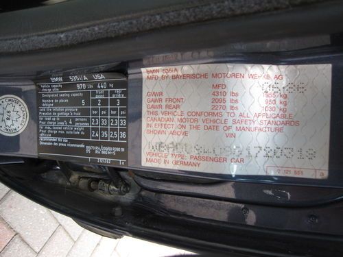 1986 BMW 535i Base Sedan 4-Door 3.5L   MINT!!! COLLECTOR CAR!!, image 11