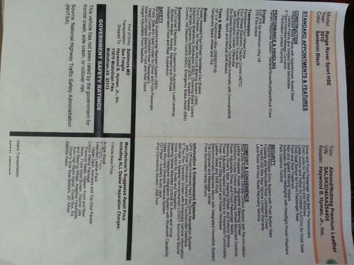 2010 Range Rover Sport HSE-Black w/ Almond Premium Leather-Many Options, US $43,000.00, image 15