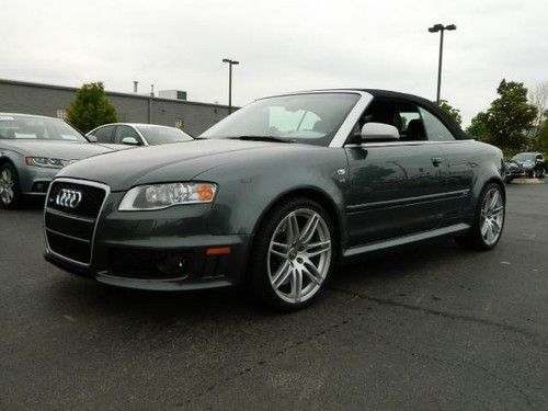 Mint! rare! low low miles! rs4 cabriolet! 6-speed manual!