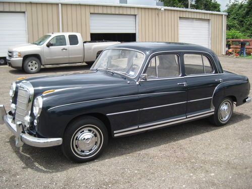 1959 mercedes benz 220s "ponton" sedan