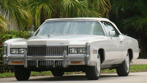 1976 cadillac eldorado convertible last year for this body styl 49k no reserve