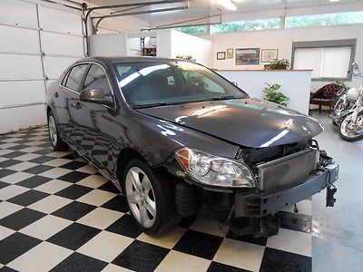 2010 malibu lt 53k 33 mpg no reserve salvage rebuildable good airbags