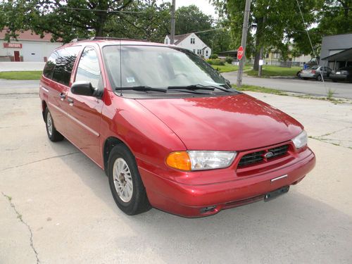 '98 ford windstar gl minivan, one owner, 3.8l v6, automatic, no reserve