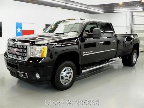 2011 gmc sierra 3500 denali 4x4 diesel drw sunroof nav! texas direct auto