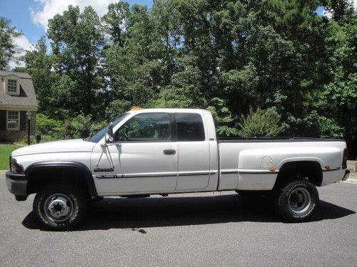 1999 dodge ram 3500 dually cummins diesel 4x4 leather