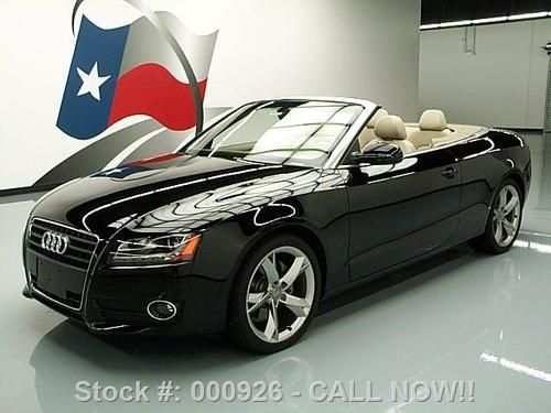 2012 audi a5 2.0t premium plus cabriolet vent seats 14k texas direct auto