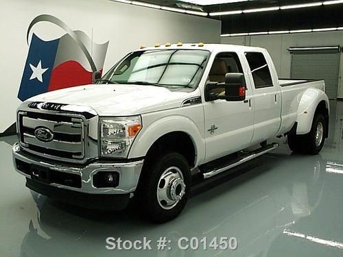2011 ford f-350 4x4 lariat crew diesel rear cam tow 12k texas direct auto
