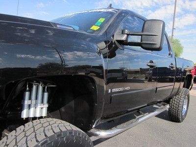 2008 CHEVROLET SILVERADO CHEVY 2500HD CREW CAB DURAMAX DIESEL 4X4 LIFTED TRUCK!, image 10