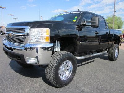 2008 CHEVROLET SILVERADO CHEVY 2500HD CREW CAB DURAMAX DIESEL 4X4 LIFTED TRUCK!, image 13