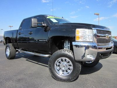 2008 CHEVROLET SILVERADO CHEVY 2500HD CREW CAB DURAMAX DIESEL 4X4 LIFTED TRUCK!, image 14