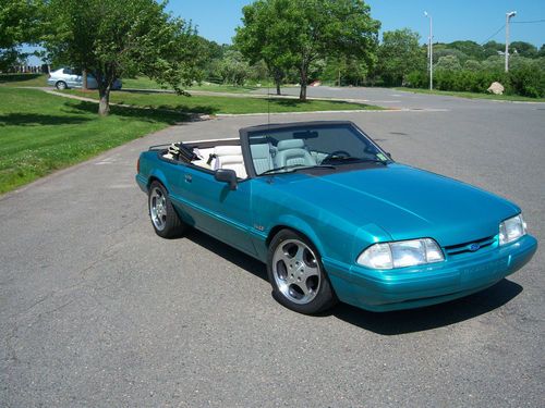 93 mustang 5.0 5 speed fox body convertible supercharged fast standard like new