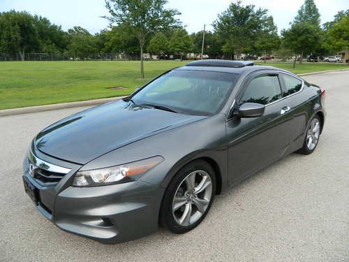 2012 honda accord 3.5l v6 ex-l 2 door coupe i-vtec vcm--- loaded -- free shippin