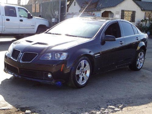 2008 pontiac g8 gt damaged rebuilder runs! cooling good 6.0l engine nice unit!!