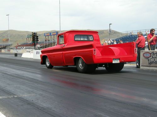 63 chevy pro street pickup, lt1, procharger, drag race, street legal