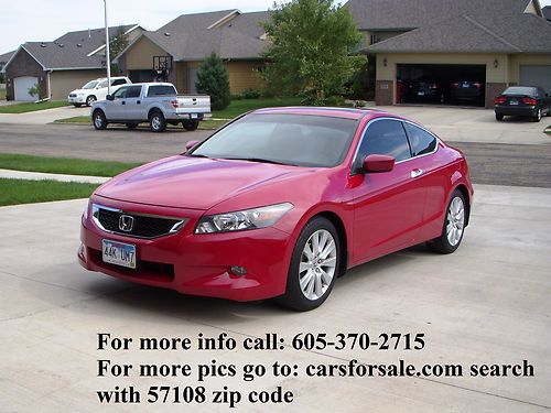 2008 honda accord ex-l  2-door v-6 ***no reserve