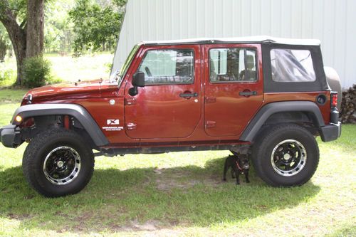 07 jeep wrangler unlimited x 4 door auto v6