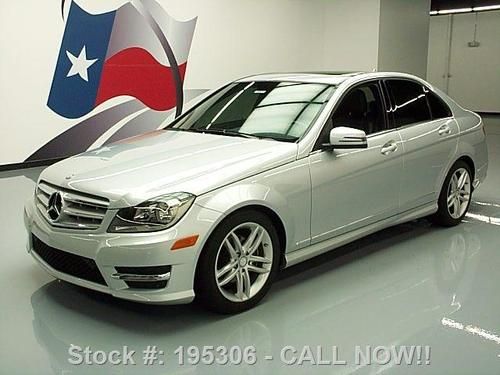 2012 mercedes-benz c300 sport p1 awd sunroof nav 17k mi texas direct auto