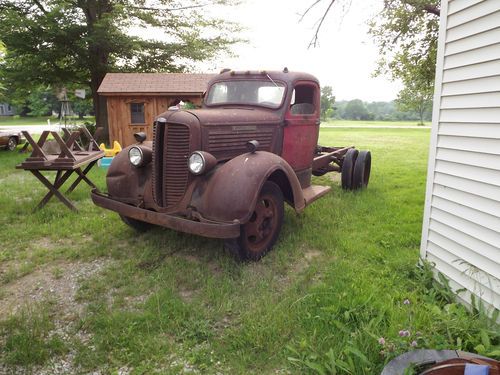1937 dodge truck, barn find project, solid complete low miles clear title