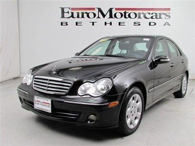 Awd black 07 leather c230 c class 05 c280 used c350 financing c240 best price md