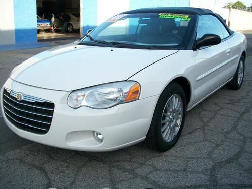 2005 chrysler sebring touring convertible 53,290 actual miles. 2.7 v6.