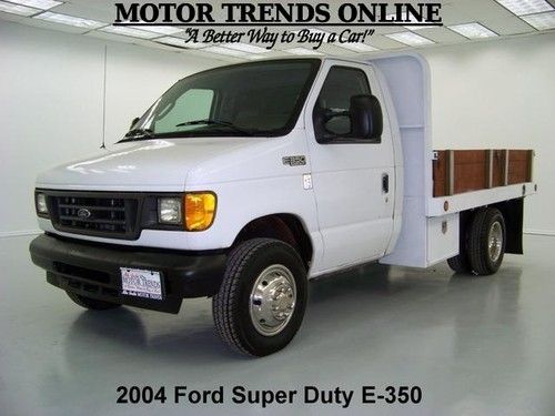 Diesel power stroke 6.0 flat bed se inc truck body 2004 ford econoline e350 55k