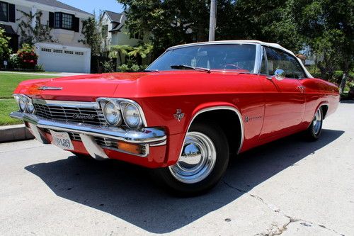 1965 chevrolet impala convertible restored. free transport!!!