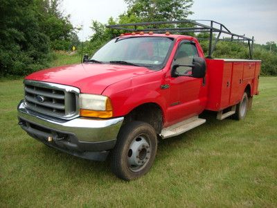 7.3l powerstroke diesel utility service body / bigger than f250 &amp; f350 less f550