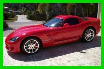 2006 viper srt10 8.3l v10 20v manual rwd coupe premium one owner low miles