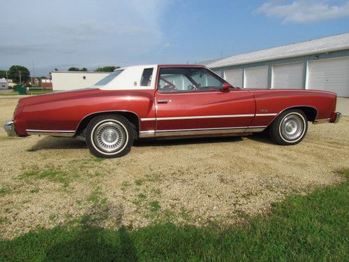 1977 chevrolet monte carlo s coupe 2-door 5.7l 12,120 miles all original